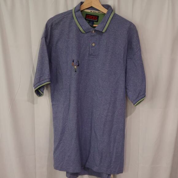 Pivot Rules Mens Golf Shirt Sizw XXL Blue Polo Embroidery - Picture 1 of 13